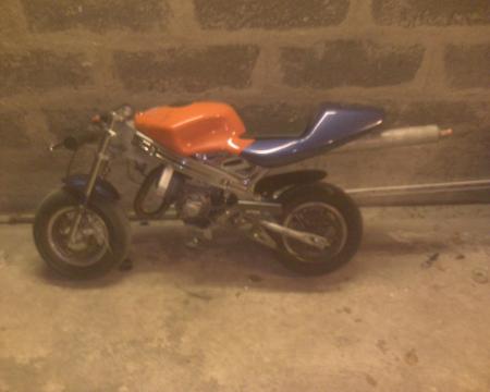 pocket bike 49cc course
